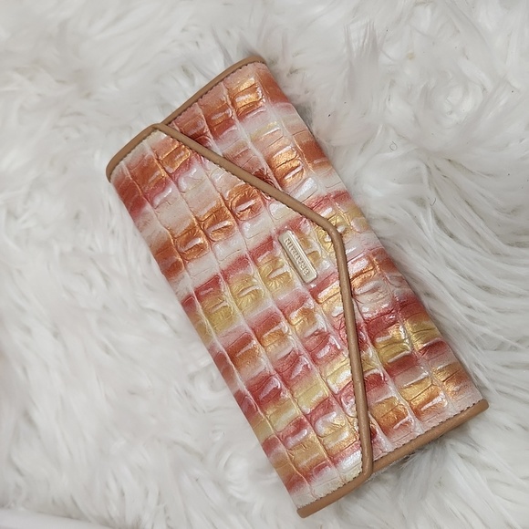 🔹BRAHMIN🔹️ Melbourne Large Duxbury Satchel Multi Royalton +Veronica Wallet Set - Picture 13 of 14